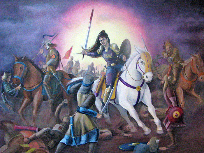 Commander Apranik of Sassanid - In Battle