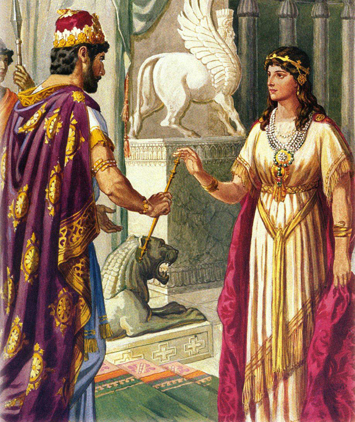 Xerxes the Great with Queen Esther